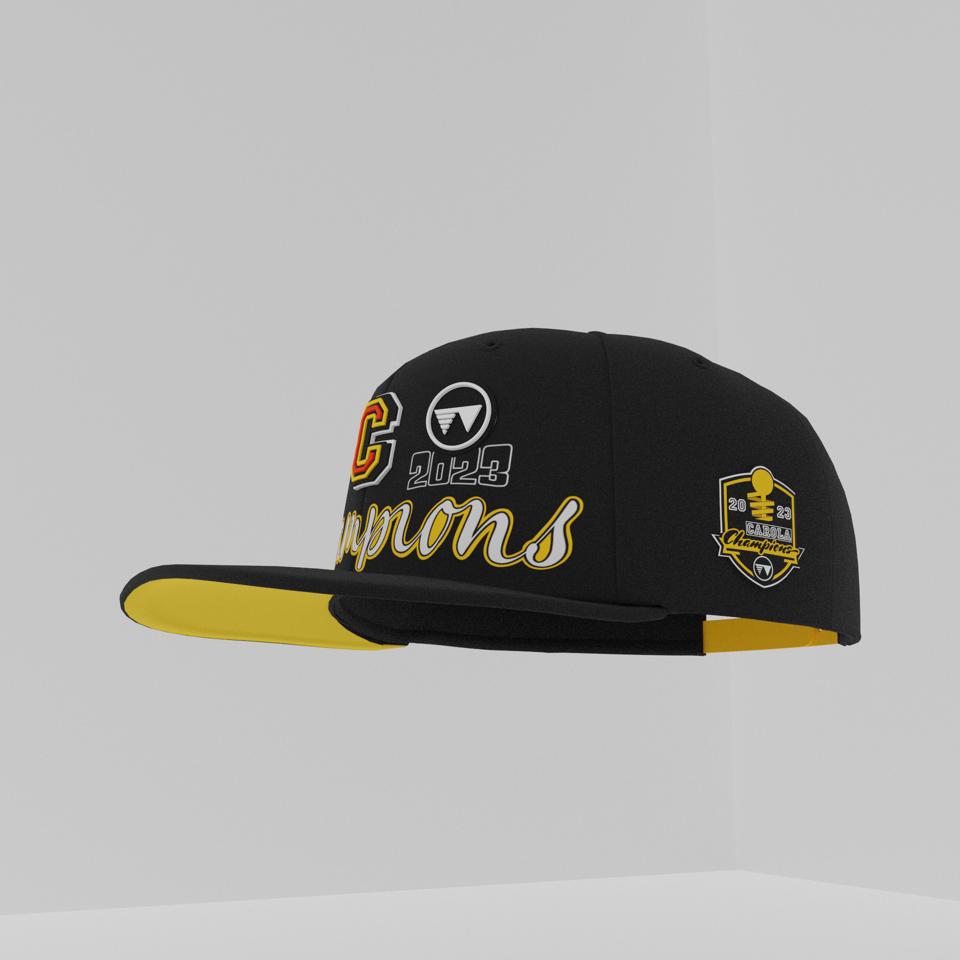 Gorra Negra The Champions El Calentón Campeones
